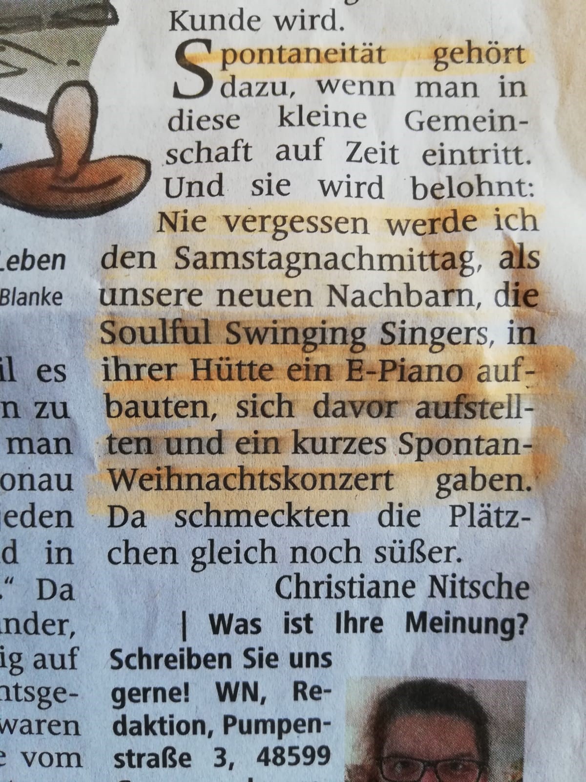 Zeitung WM