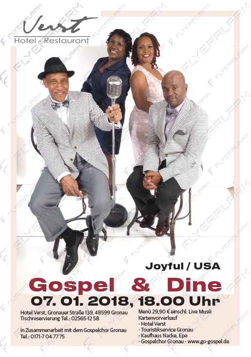 Poster Gospel Dine